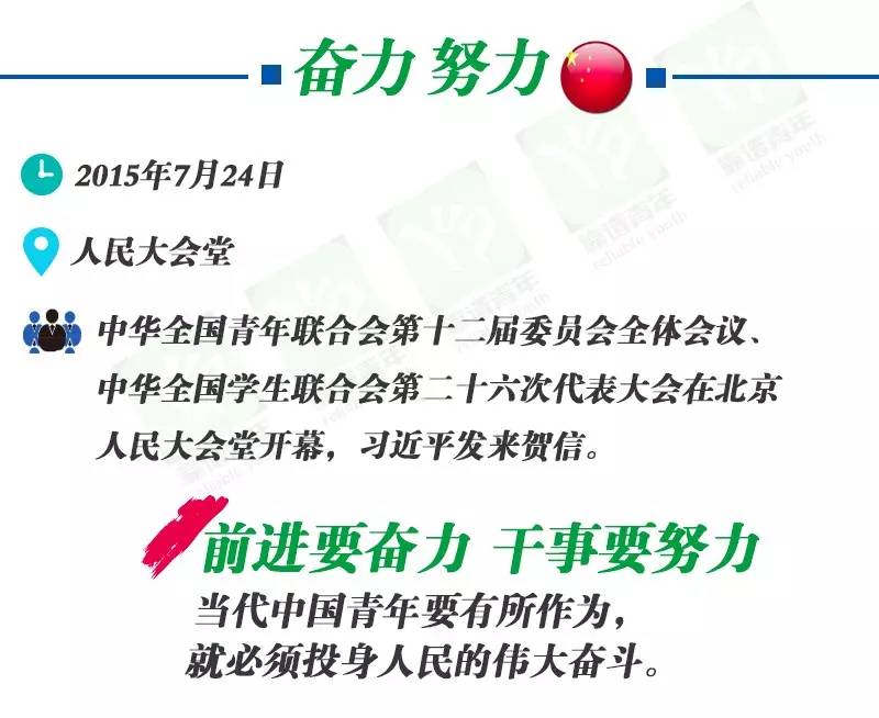 今年習(xí)大大對(duì)青年講了這幾句話