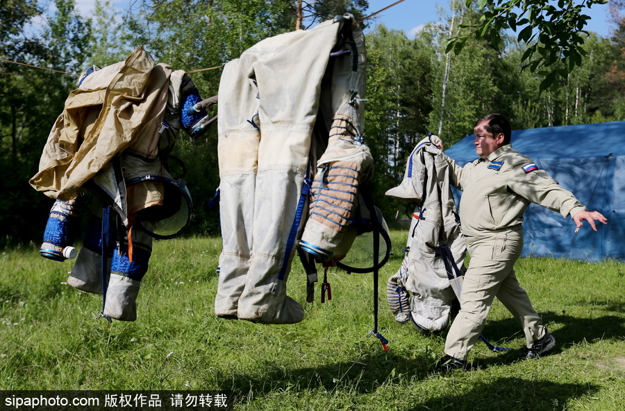 探訪國際空間站宇航員訓練 美俄加三國宇航員參加起飛前培訓