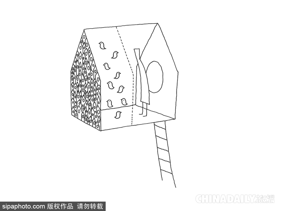 令人驚嘆！日本建筑公司筑起共享樹(shù)屋 人類可與鳥(niǎo)兒在屋內(nèi)同住