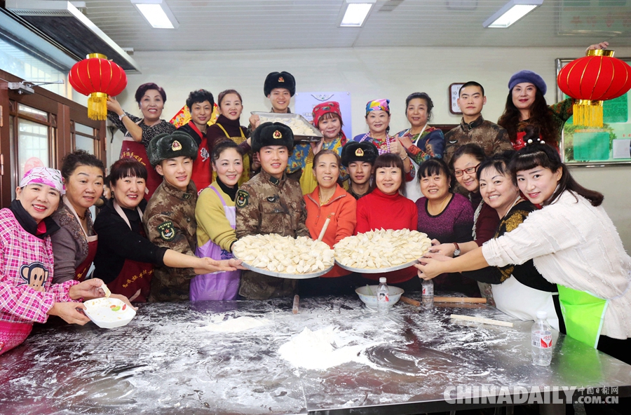 雪域邊關(guān)“新春餃子”進軍營 -27℃“天然冰柜”分分鐘速凍