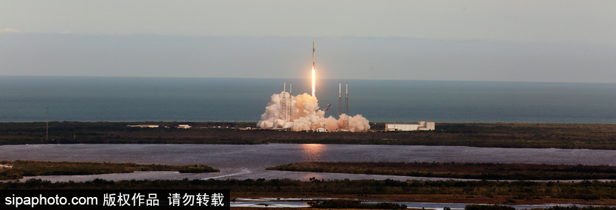 SpaceX發(fā)射“龍”飛船 為國際空間站運(yùn)送補(bǔ)給