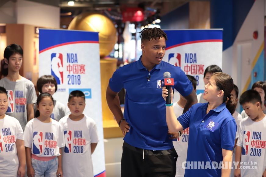 NBA中國賽腳步臨近，2017 NBA選秀狀元富爾茨現(xiàn)身上海