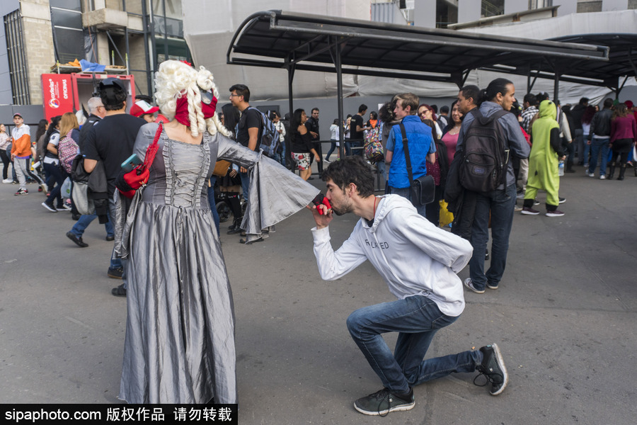 哥倫比亞波哥大：各類coser大顯身手！2018沙發(fā)休閑奇幻博覽會盛大開幕